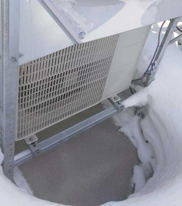 高置き架台、融雪マット